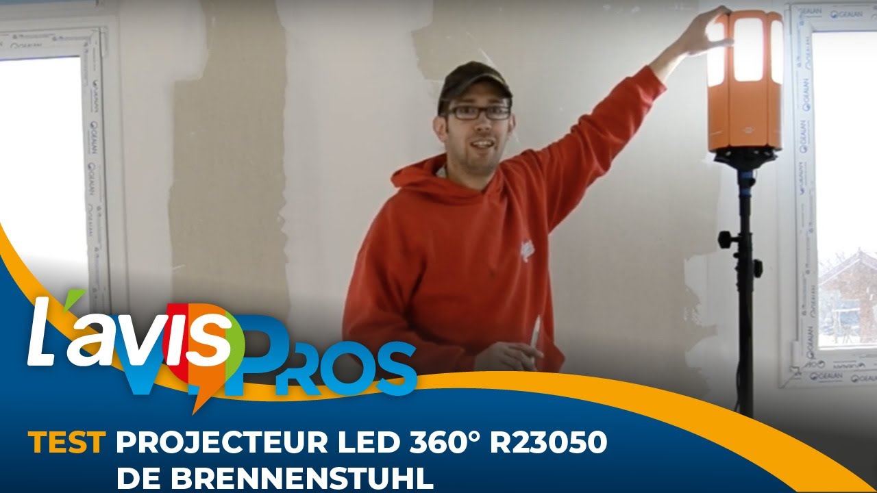 Test du projecteur LED 360° R23050 de Brennenstuhl | L'AvisPros