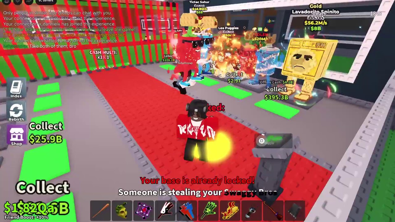 Steal a brainrot PvP