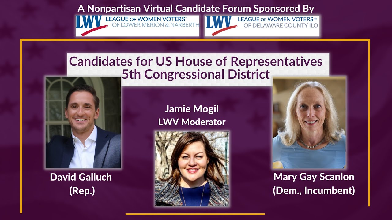 U.S. House of Representatives PA 5th Congressional District Candidate Forum
