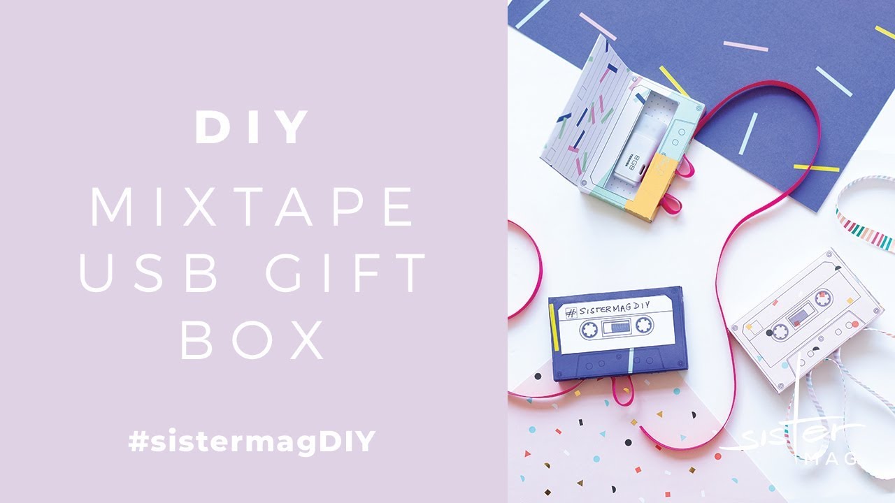 DIY Mixtape USB Gift Box - Paper cassette Christmas calendar 