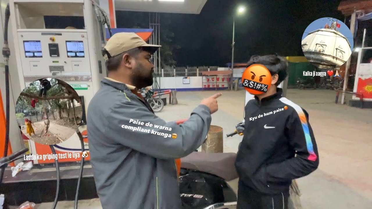 AJ PETROL PUMP PE HAMRE SATH SCAM HO JATA😂|| FUNNY VLOG #vlog #funny #souravjoshivlogs 