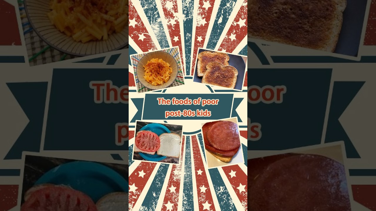 What did poor post-80s kids in America eat every day?