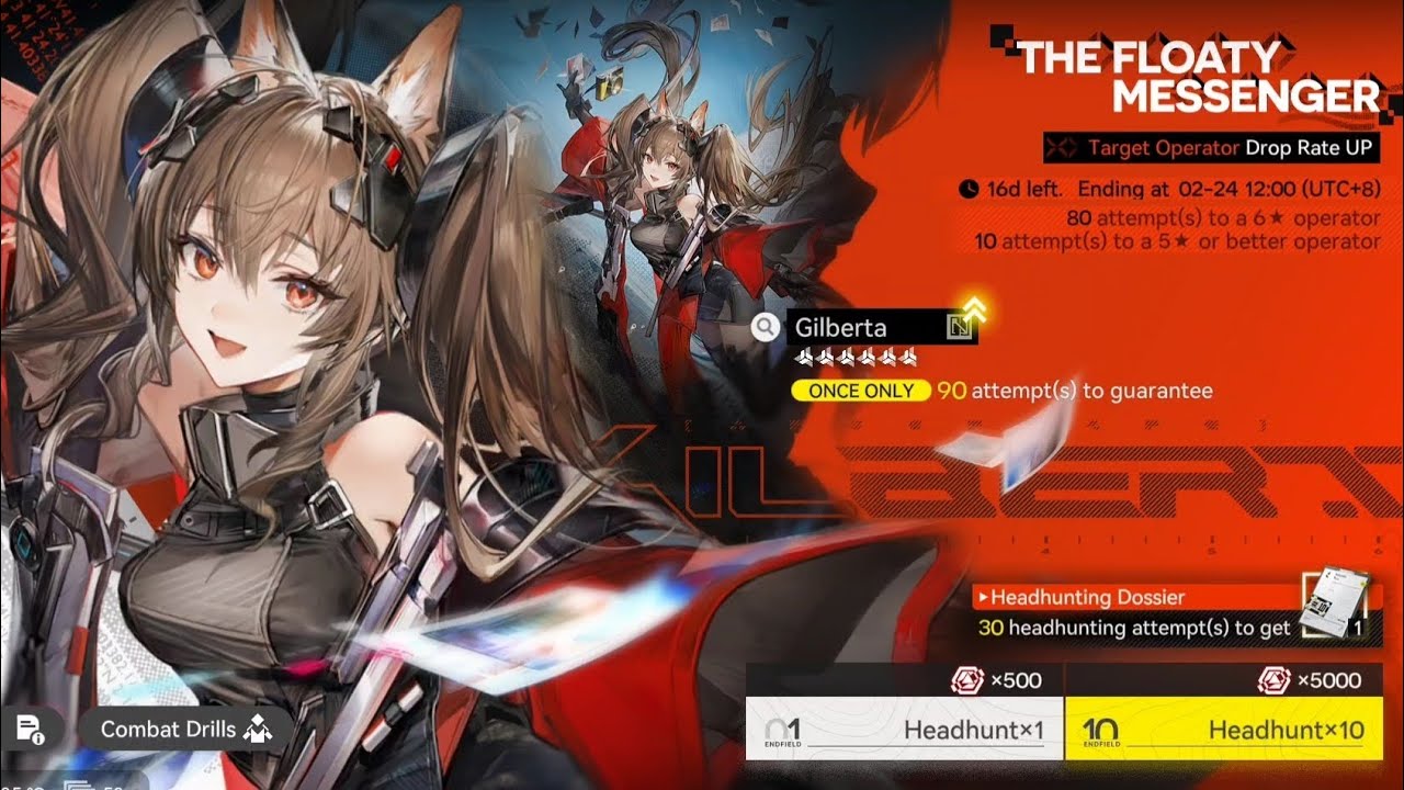 Another 30 Headhunting Gilberta The Floaty Messenger Gacha Summon Arknights Endfield 