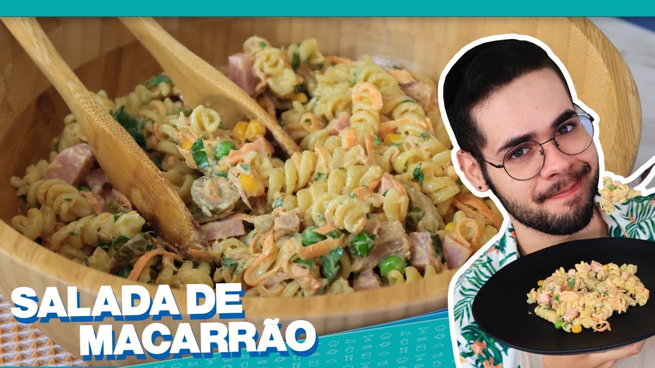 A MELHOR SALADA DE MACARRÃO QUE VOCÊ JÁ VIU | SUPER FÁCIL E DELICIOSA