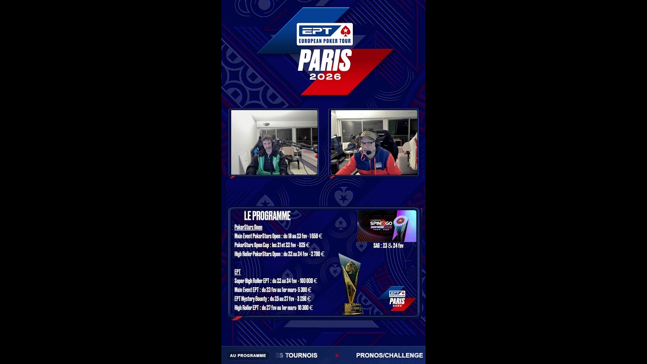 ♠️Le Before de l'EPT Paris ♠️