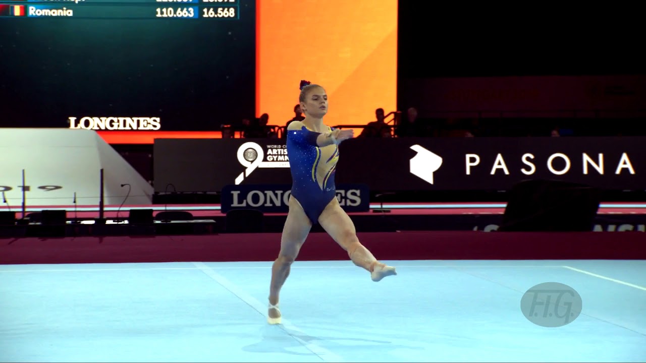 GOLGOTA Denisa (ROU) - 2019 Artistic Worlds, Stuttgart (GER) - Qualifications Floor Exercise