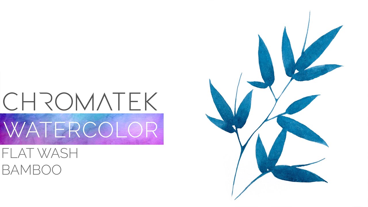 Painting A Flat Wash With Watercolors : Chromatek Tutorials : Lesson 01