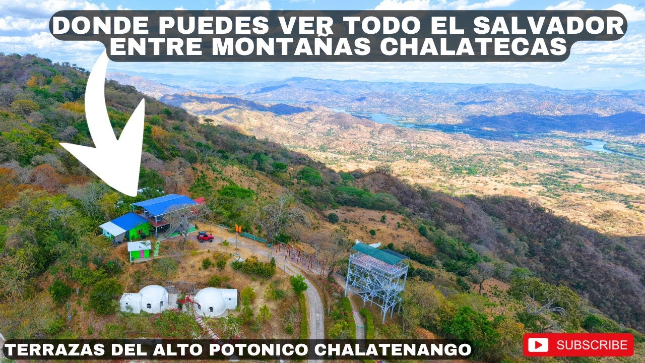 DONDE PUEDES VER TODO EL SALVADOR / Terrazas del Alto Chalatenango 😱🇸🇻