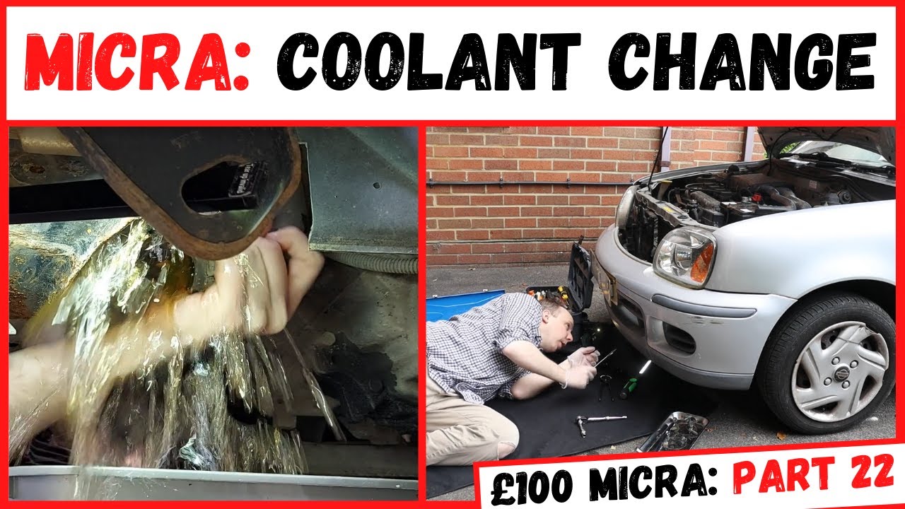 Nissan Micra K11: Engine Coolant Change (Replace Antifreeze) - Part 22