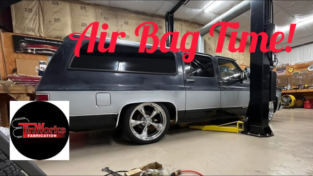 Time to install the #tinworks Suburban air bag helper kit.