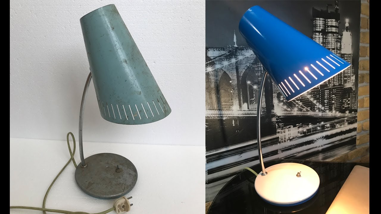 Реставрация старой настольной лампы 1969 года. Restoration of an old 1969 table lamp
