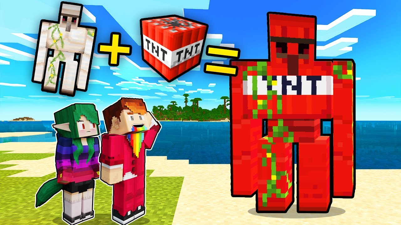 EKSPERYMENTY NA GOLEMACH! - Minecraft | CZOKO I NALI