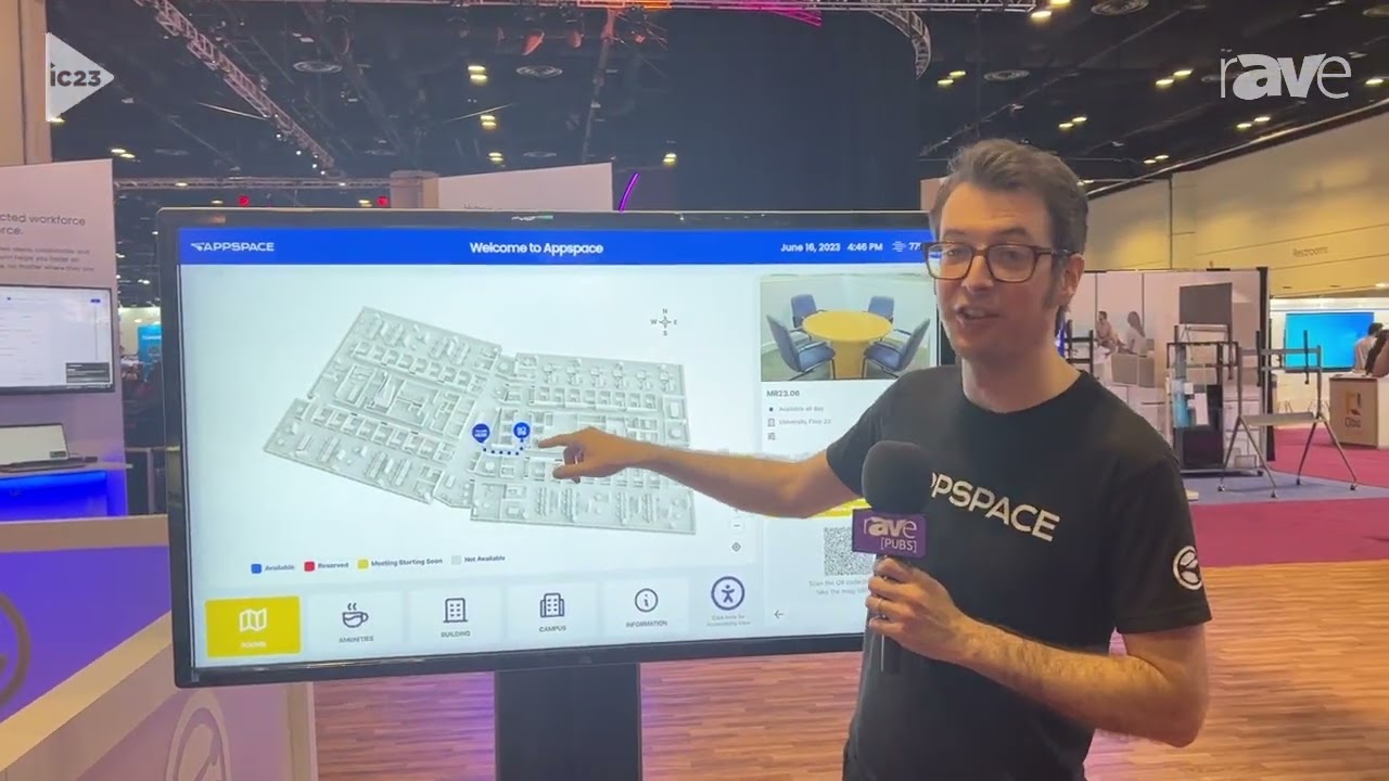 InfoComm 2023: Appspace Showcases Appspace Wayfinding Kiosk Solution for Workspaces