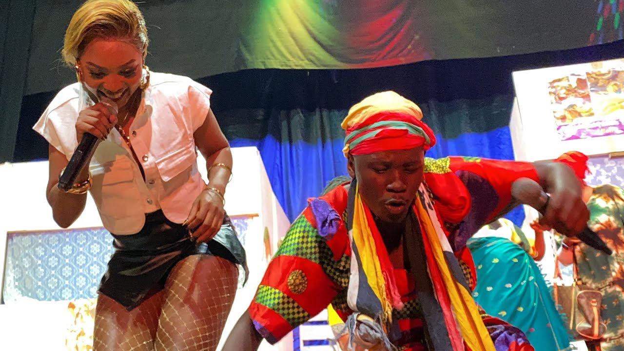 Spice Diana and Alan Cruz at Maama Brighton Live Concert at theatre Labonita