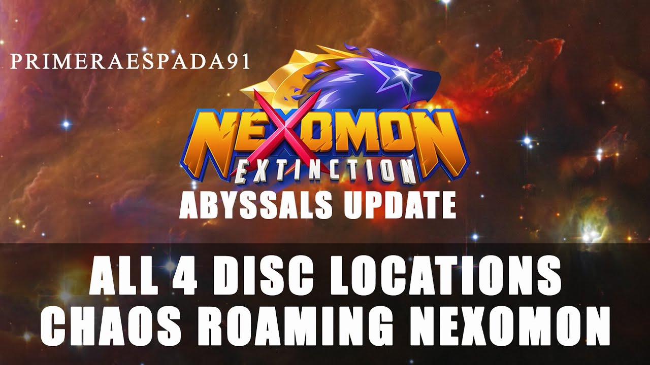 Nexomon: Extinction | All 4 Disc Location Roaming Chaos Nexomon