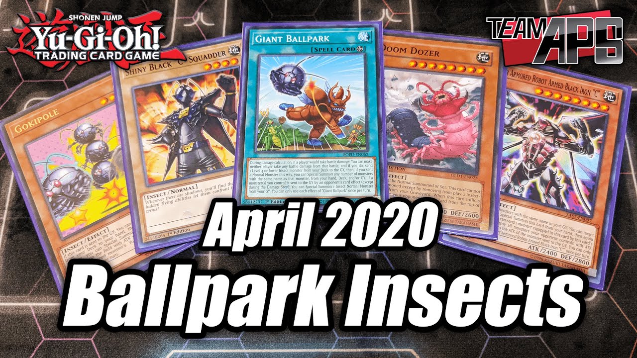 Yu-Gi-Oh! Alec's Insect Ballpark Deck Profile | Team APS