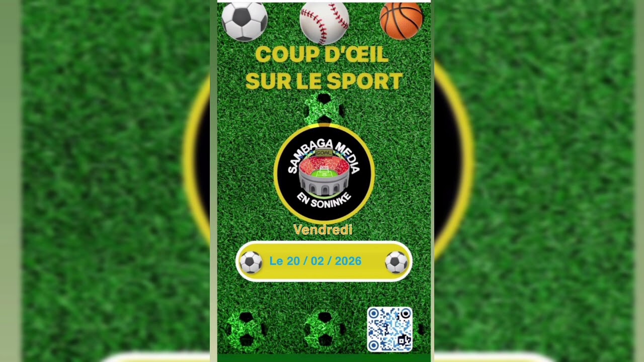 Actualités football du 20 février sur votre chaîne YouTube. 