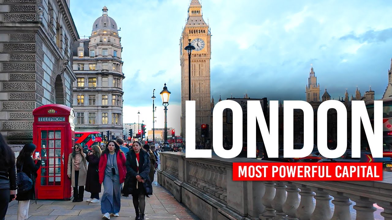 ЛОНДОН, Великобритания 🇬🇧 Город власти, денег и истории | Пеший тур 4K