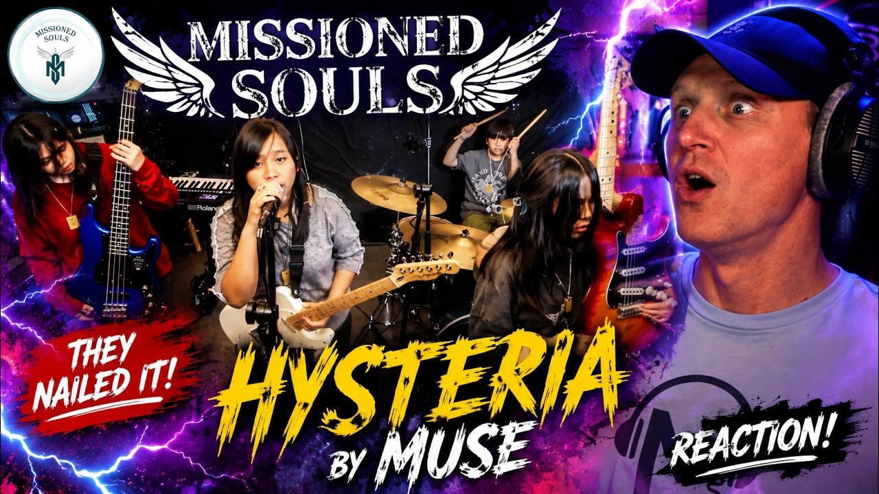 Реакция на кавер Missioned Souls на песню Muse &laquo;Hysteria&raquo; | Что за пушка!!