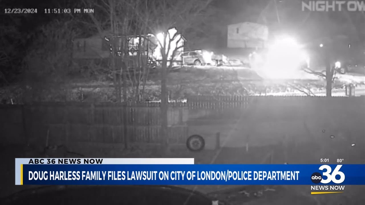 Doug Harless' family files lawsuit on London police department