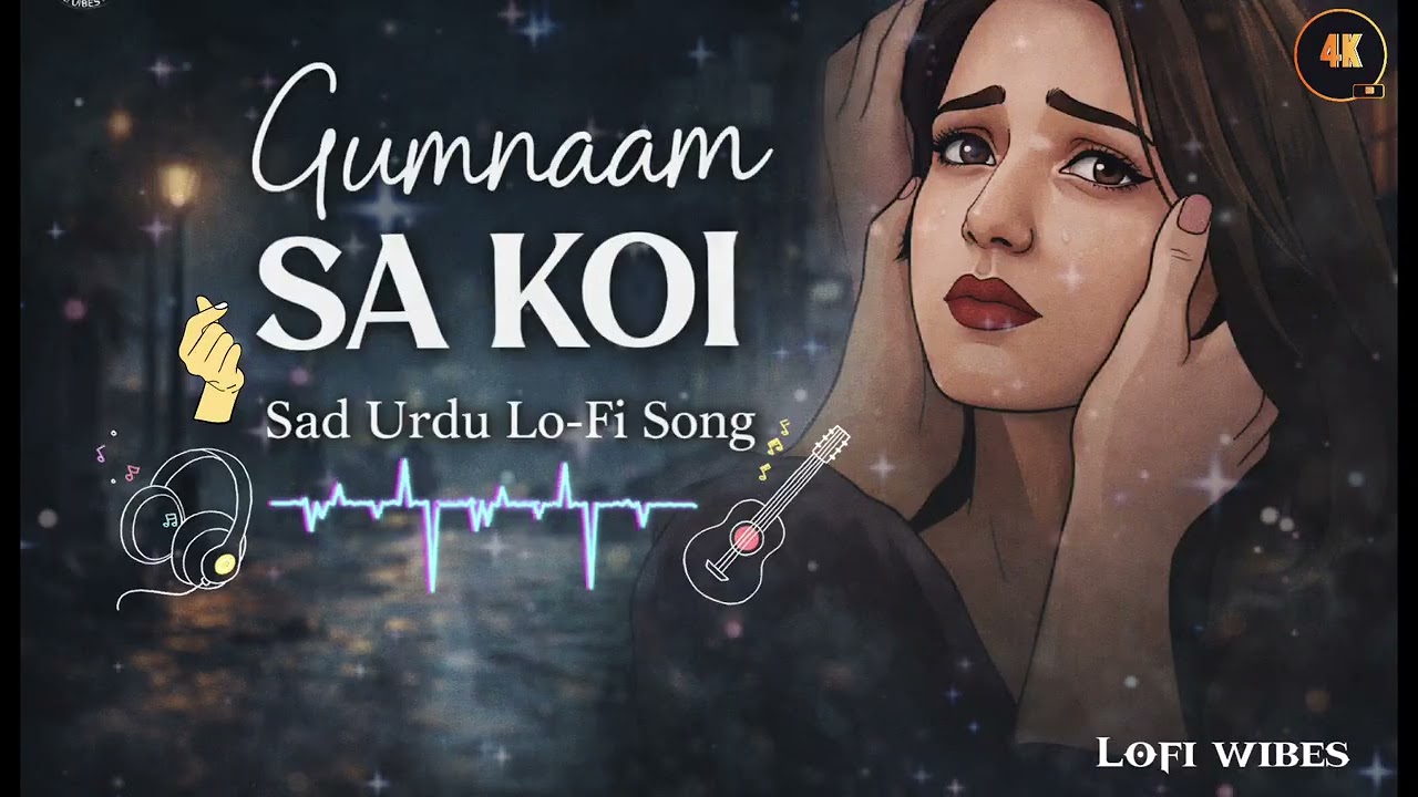 Gumnaam Sa Koi | Sad LoFi Urdu Song | Mystery & Late Night Vibes