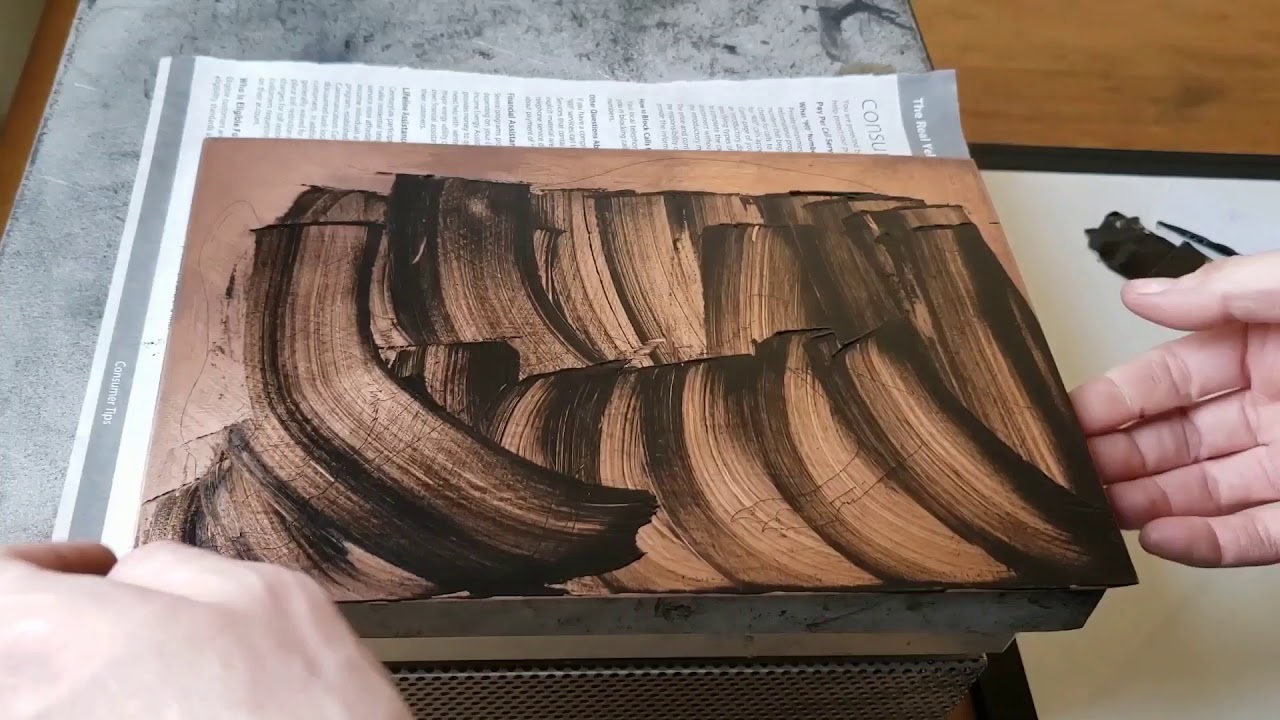 Printing an Intaglio Plate