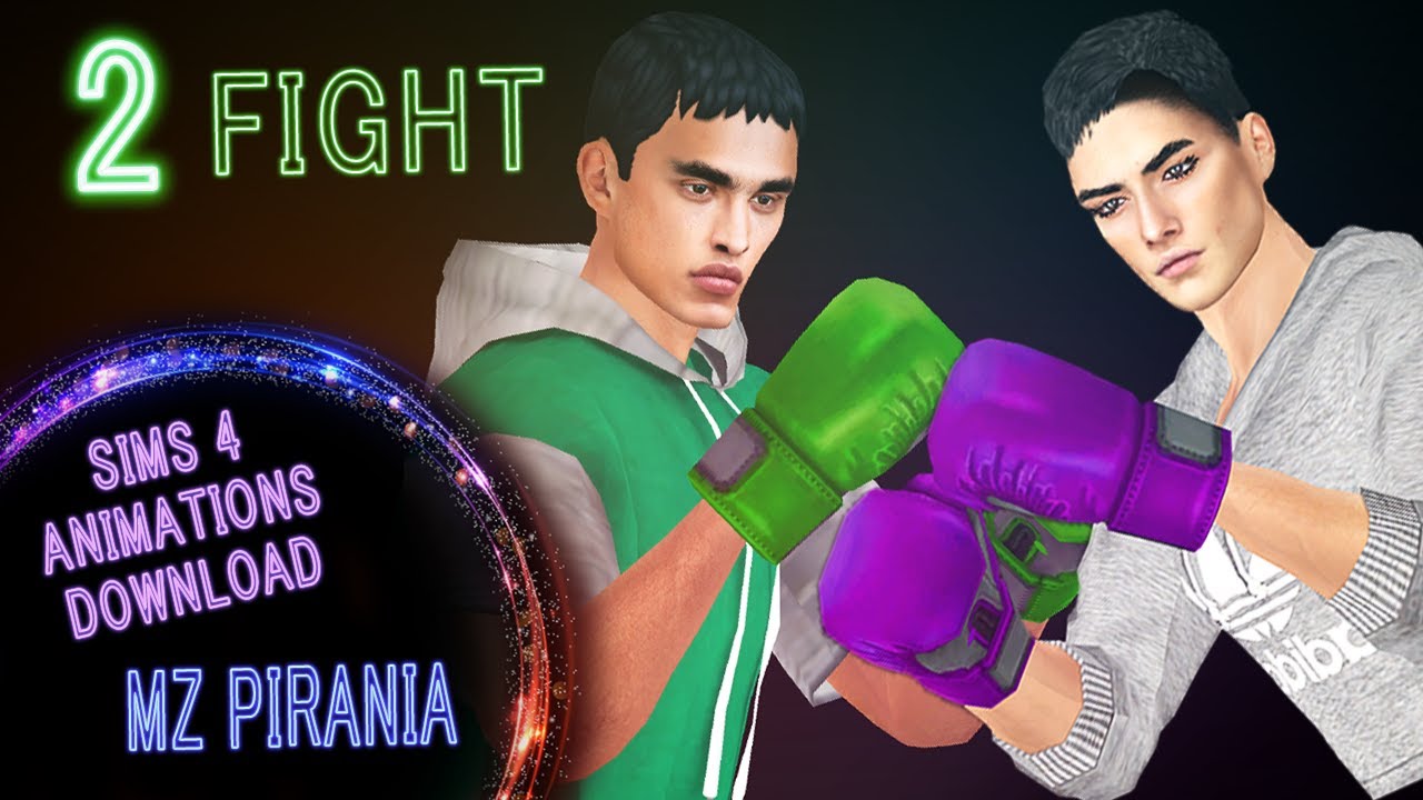 FIGHT 2 | Sims 4 Custom Animations | (Download)