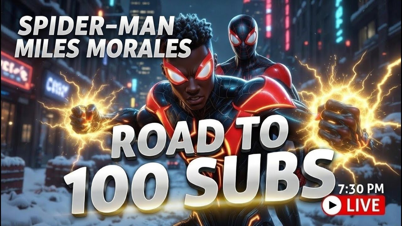 UNLEASHING THE POWERS! ⚡ Miles Morales (Part 2) | Road to 100 Subs!| EngineX Live