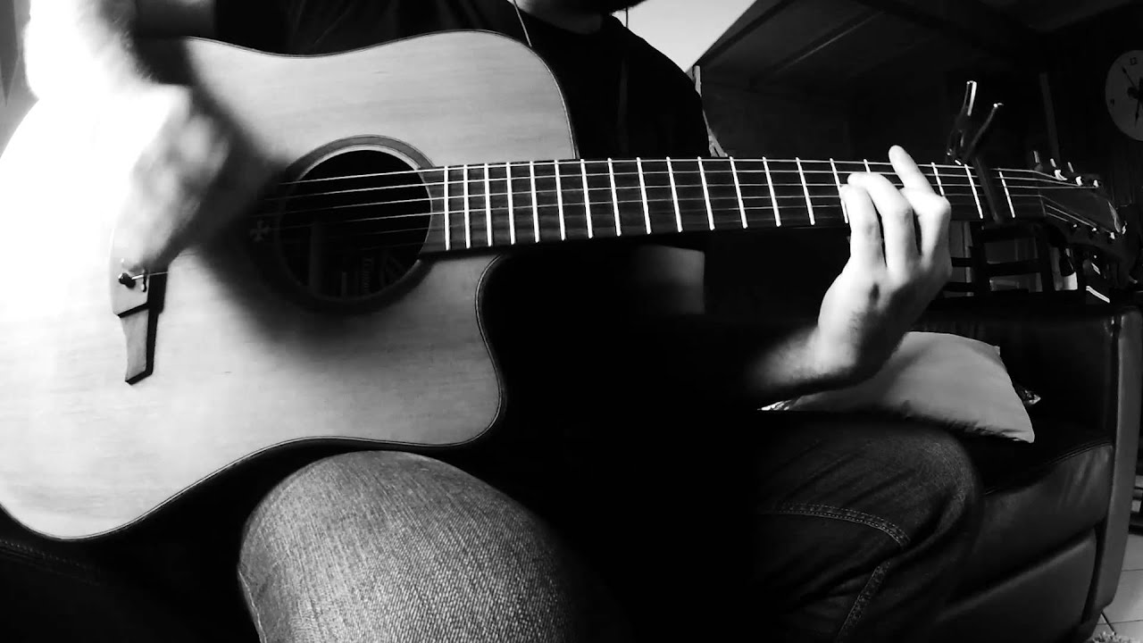 Reprise Mathématiques Souterraines - Hubert Félix Thiéfaine - Guitare acoustique