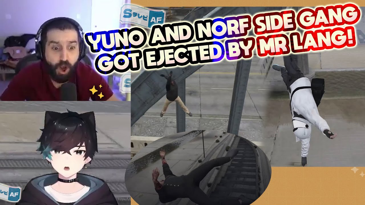 FLY HIGH! Yuno and Norf Side Gang GOT EJECTED by THE GREATEST DRIVER OF ALL TIME, Mr Lang!