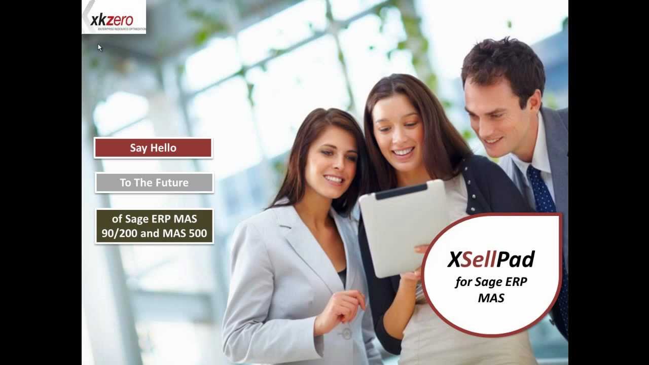 XSellPad for Sage ERP MAS