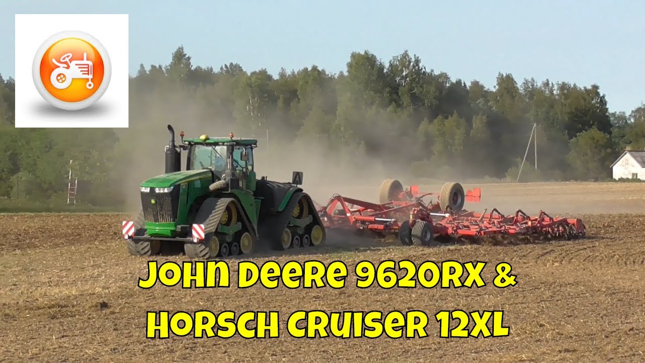 Tillage 2019 | John Deere 9620RX & Horsch Cruiser 12XL tine cultivator