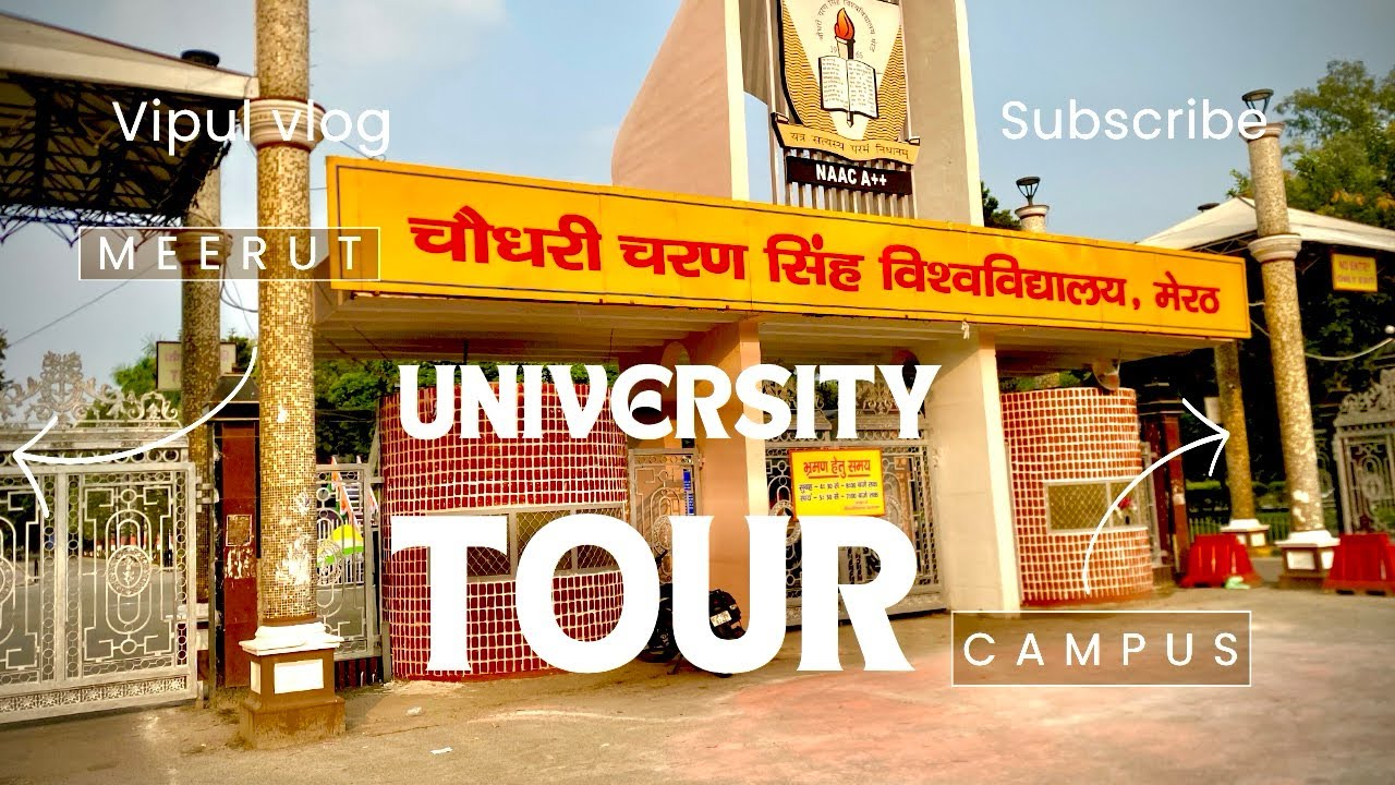 CCSU Meerut University Tour | Full Campus Guide | Departments, VC Office, Marksheet & Migration Info