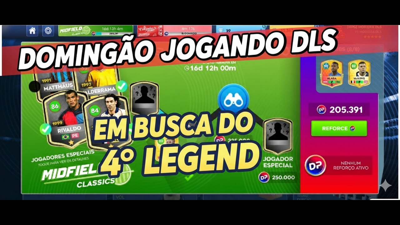 🎮🔥 DOMINGÃO JOGANDO DLS E BATE-PAPO COM OS INSCRITOS | DREAM LEAGUE SOCCER 26