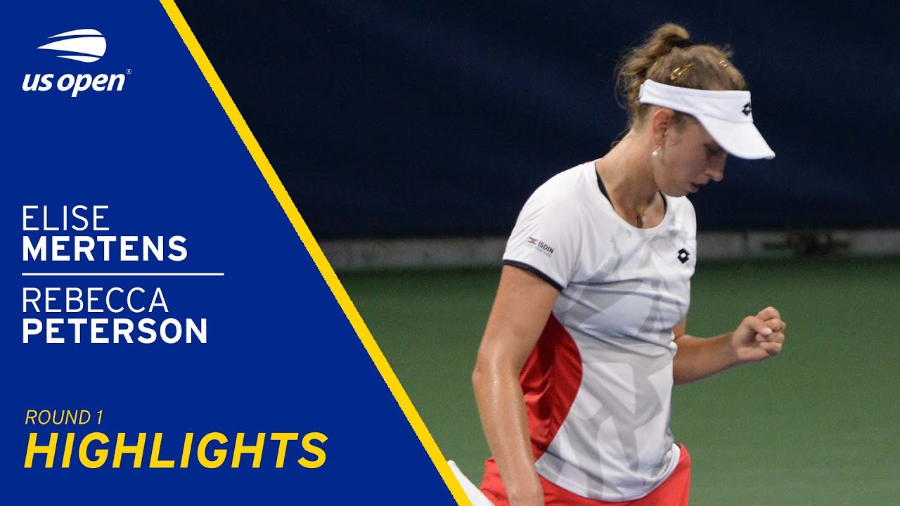 Elise Mertens vs Rebecca Peterson Highlights | 2021 US Open Round 1