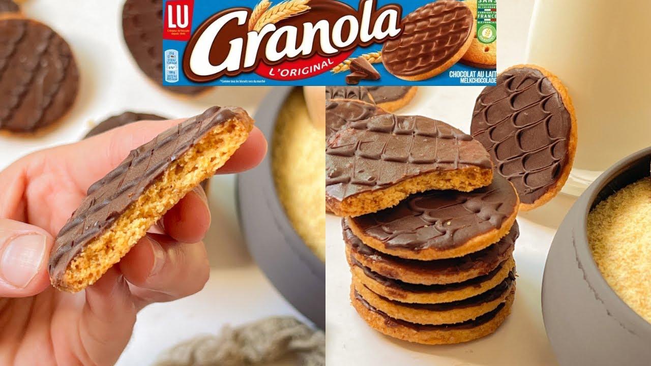 عمرك غاتشريه مزال بمكونات بسيطة و اقتصادية بسكوت الكرانولا احسن من الجاهز 🍪 Biscuits Granola maison