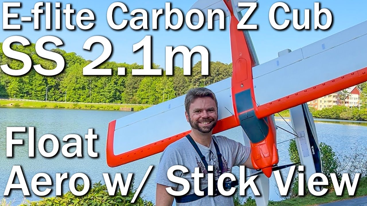 Giant Scale Aerobatic Float Flying (E-flite Carbon Z Cub SS)