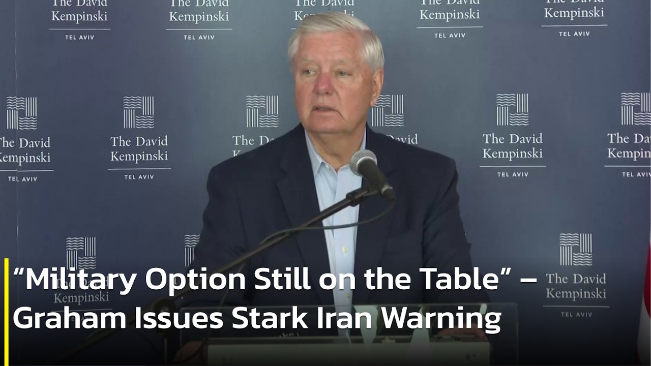 BREAKING: Graham Warns Iran Regime May Collapse, US Military Option Not Off Table | AC13