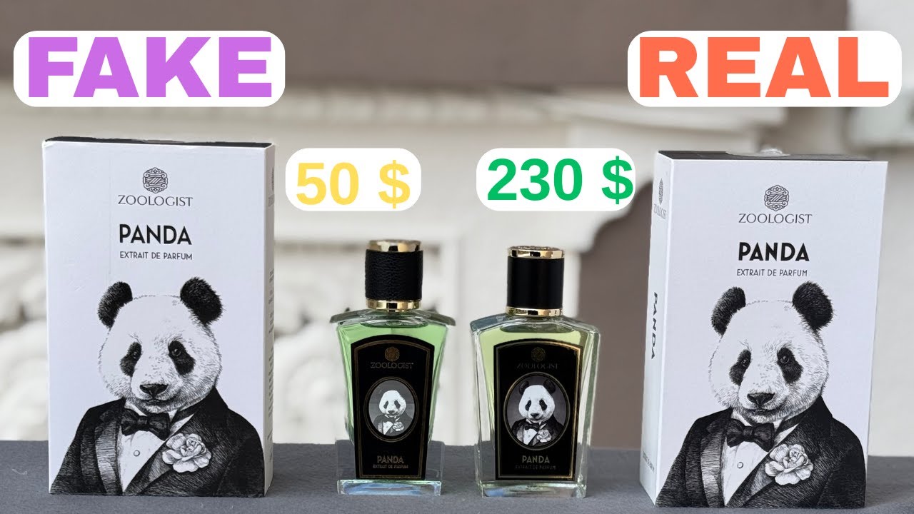 Fake vs Real Zoologist Panda Extrait De Parfum 60 ml Unisex