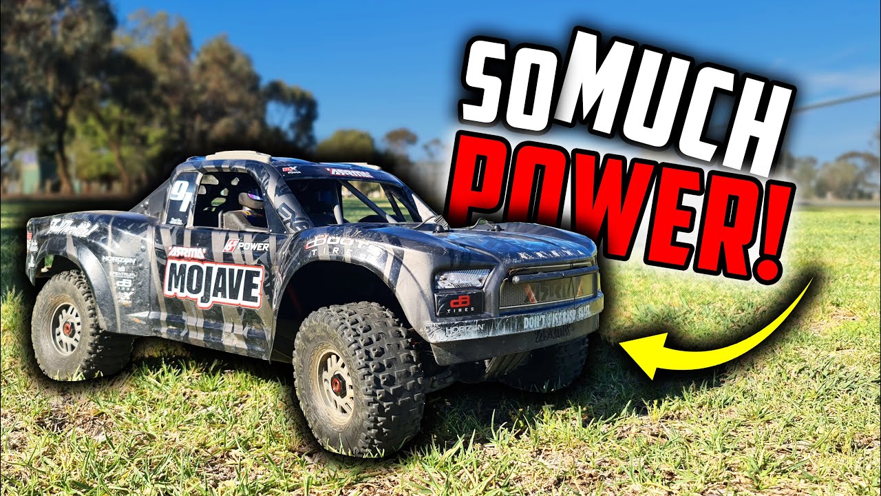 30 TOOTH PINION! Arrma Mojave EXB 8s Off Road Speed Test!