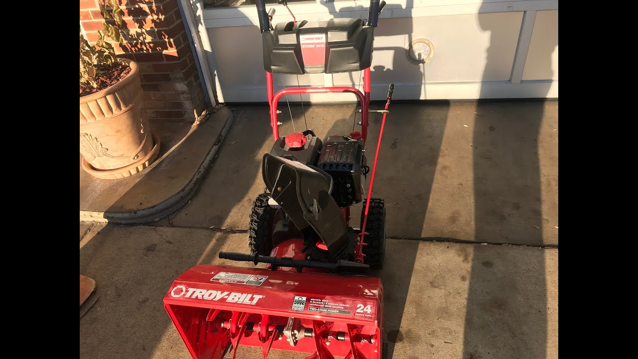 Quick Clean On A Troy Bilt Snow Blower Carburetor