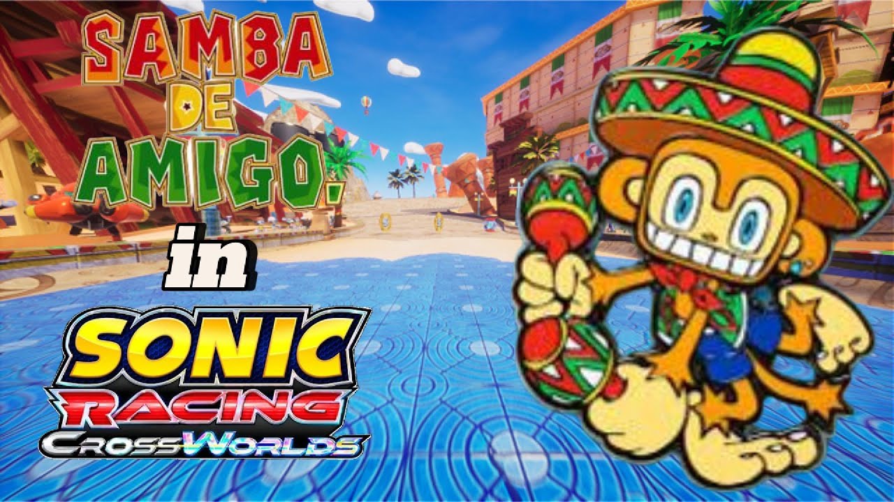 Samba De Amiga in Sonic racing Crossworld (Stage Mod)