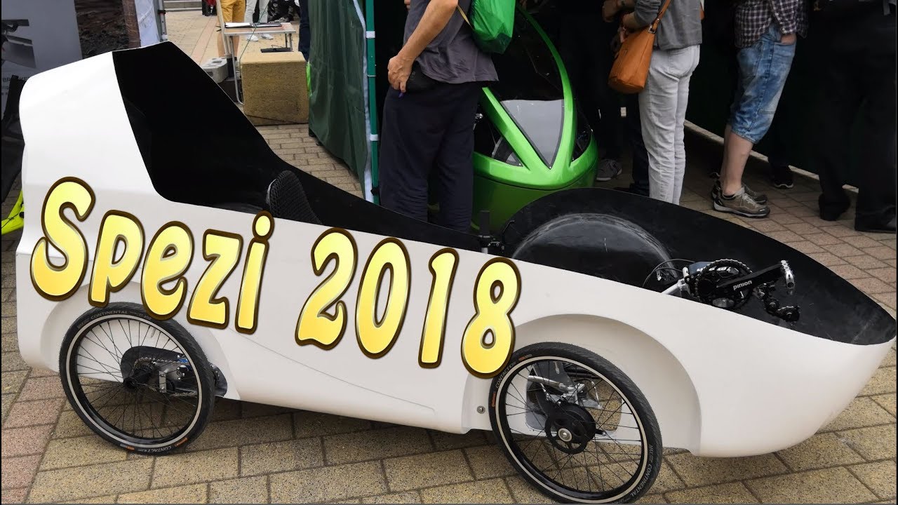 SPEZI2018   EC Velomo tion Quad Cargo Velomobil
