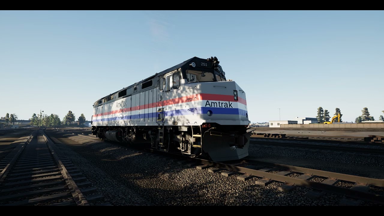 EMD 16 cylinder engine on idle for 5 mins