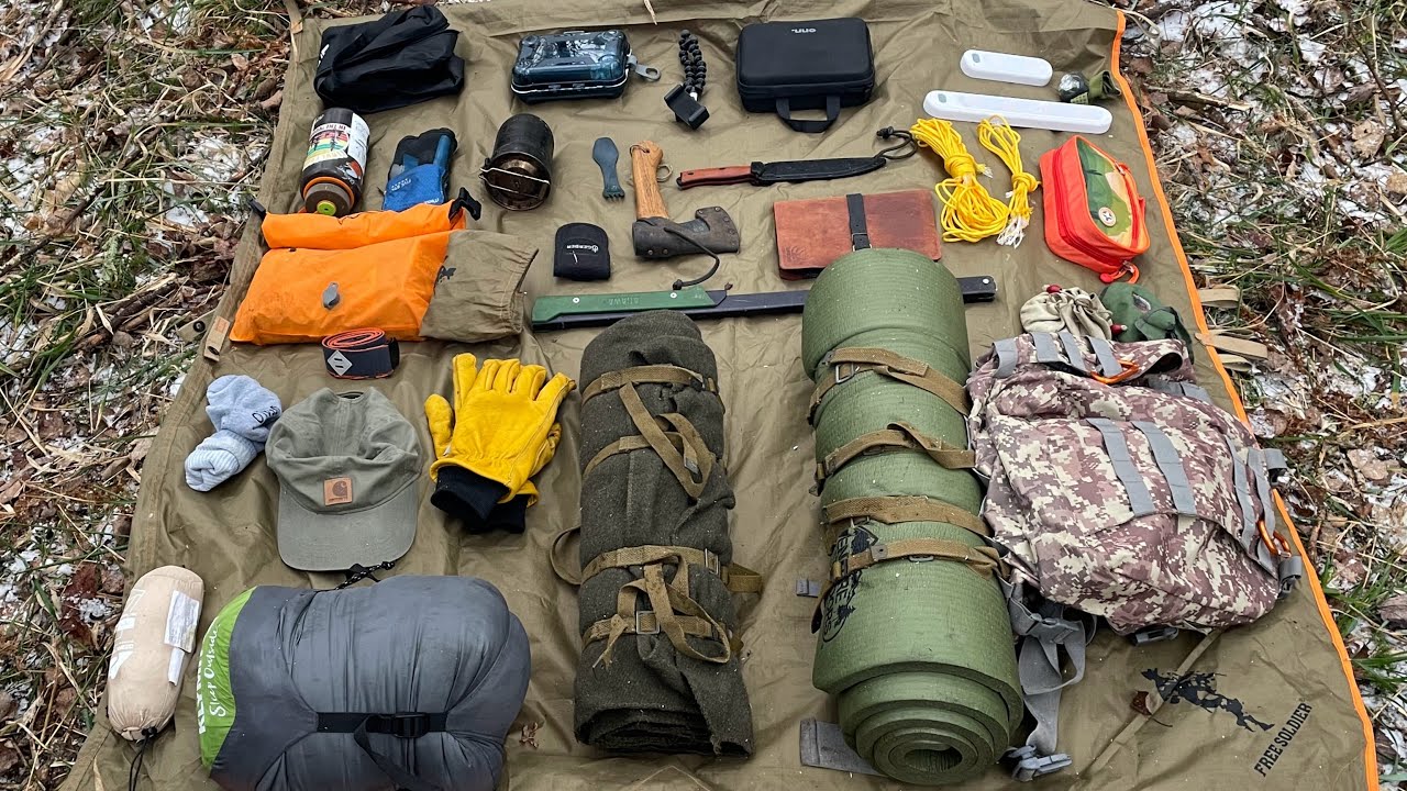 Bushcraft Solo Overnight Gear