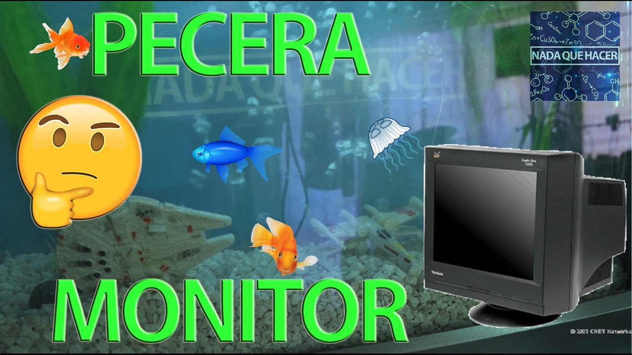Como hacer Pecera con viejo monitor CRT | NQUEH