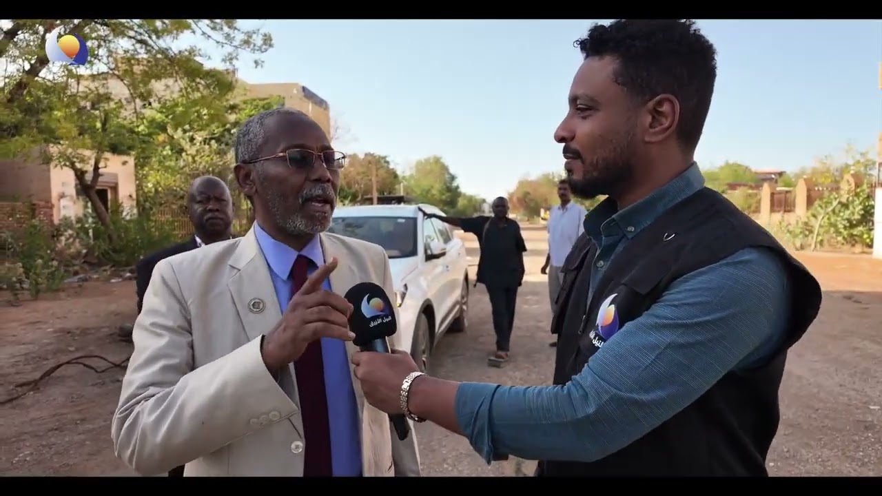 من قلب الخرطوم مدير جامعة السودان للعلوم و التكنولوجيا بروفيسور عيسى بشير يتفقد مباني جامعه السودان