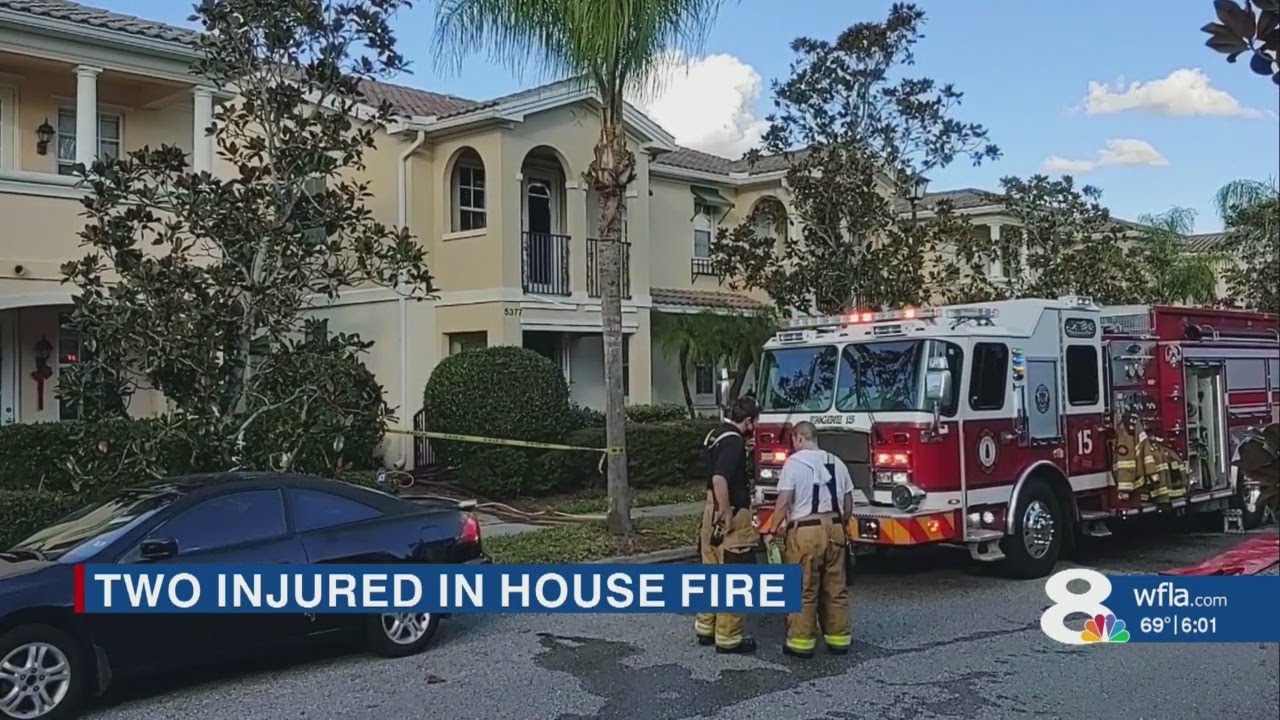2 injured in Sarasota house fire