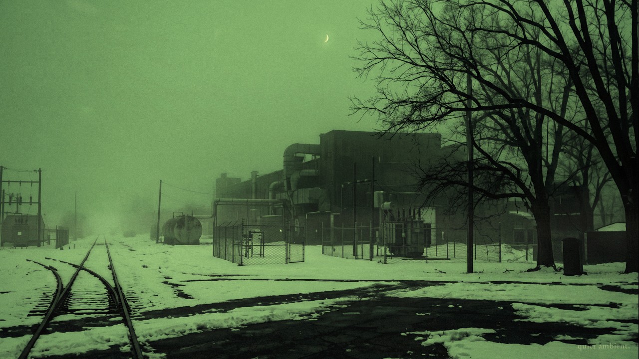 you don&rsquo;t need to have it all figured out. | snowy train station dreamscape
