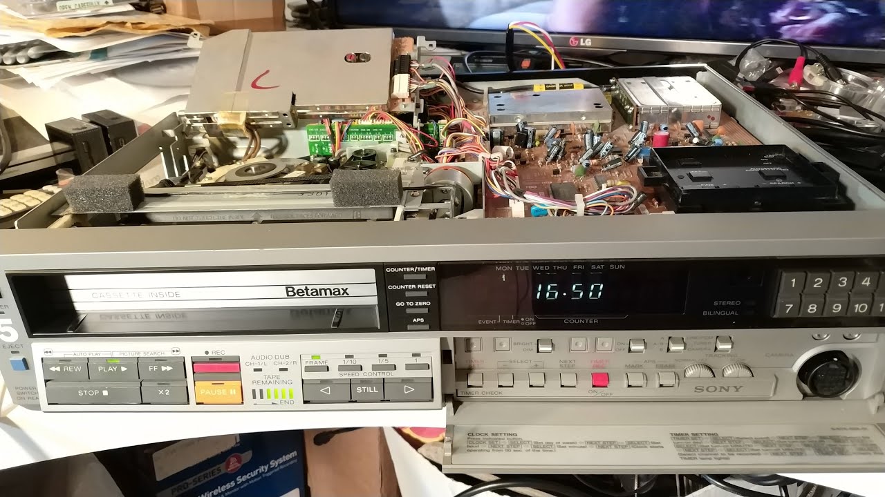 Sony Betamax SL-C9 - The clunky one is fixed!